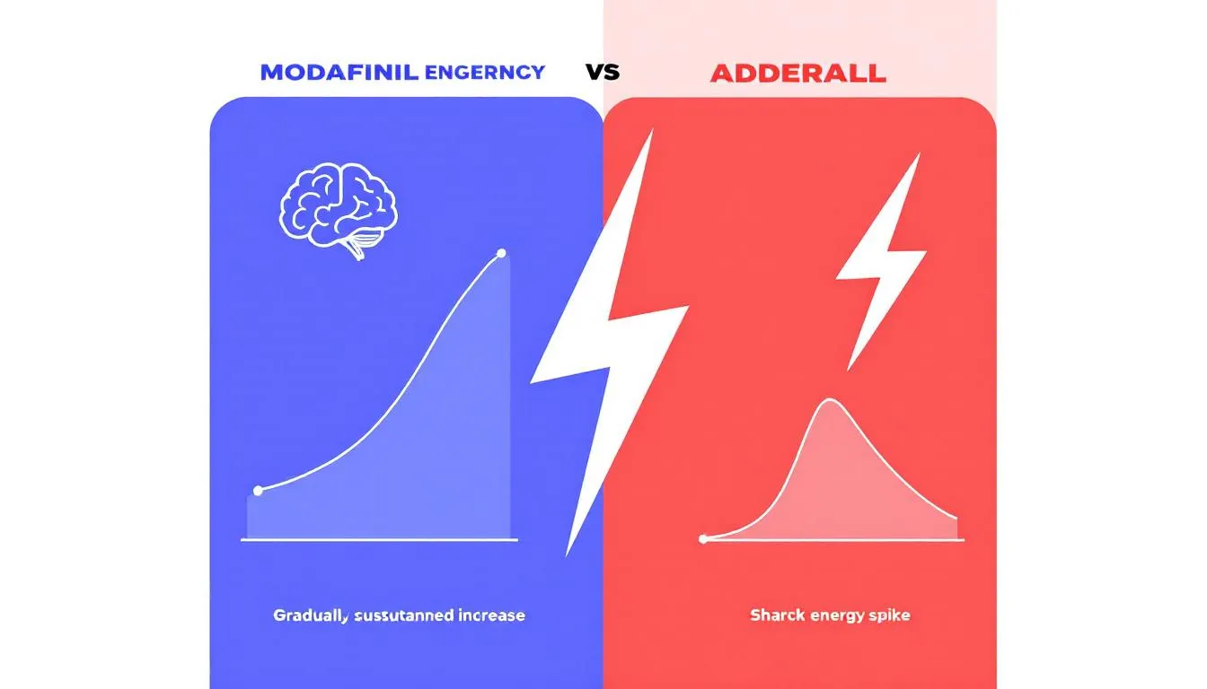 An overview of Modafinil and Adderall, highlighting their stimulant effects.